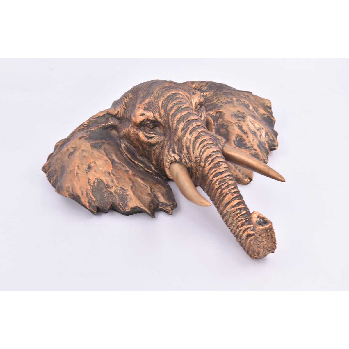 DENI WALL ART-GOLD ELEPHANT HEAD