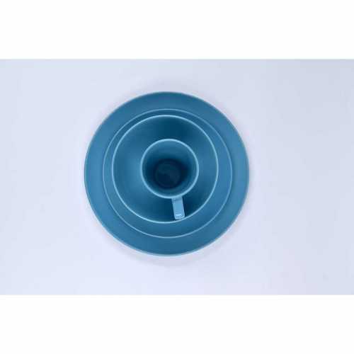 NERO CERAMIC-MINIMAL BLUE DINNERWARE -SET OF 16