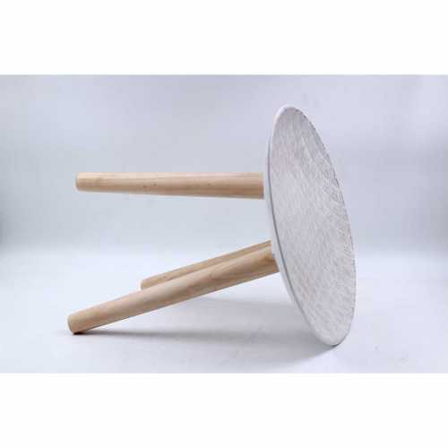 KAYA WOOD- TRADITIONAL SIDE STATION-MOON LIGHT SET OF 3