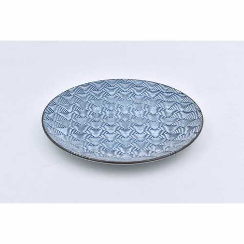 NERO CERAMIC-JAPANESE SUNSINE PLATE-SET OF 6PC