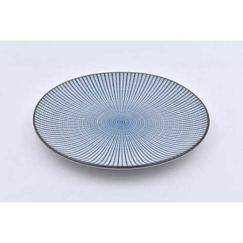 NERO CERAMIC-JAPANESE HORIZON PLATE-SET OF 6PC