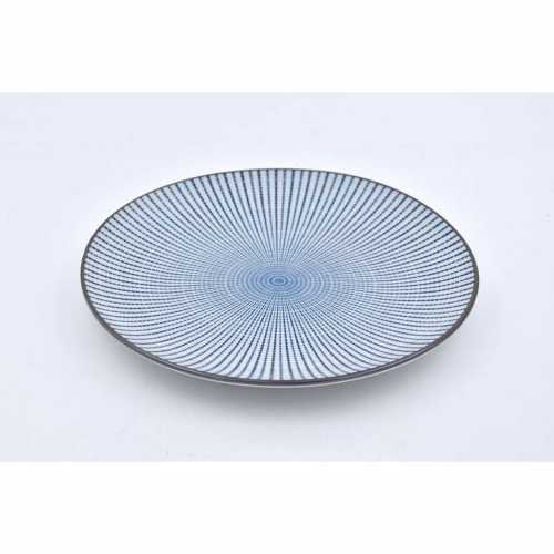 NERO CERAMIC-JAPANESE HORIZON PLATE-SET OF 6PC