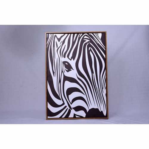 DENI ART-CANVAS WALL ART -ZEBRA