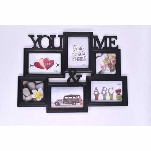 PICTURE FRAME-YOU & ME PIC COLLAGE-6PF